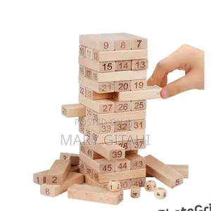 Wooden Jenga Game at