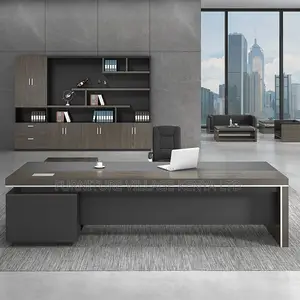 Office Desk:1800mm Modern Office Desk With L-Corner Design