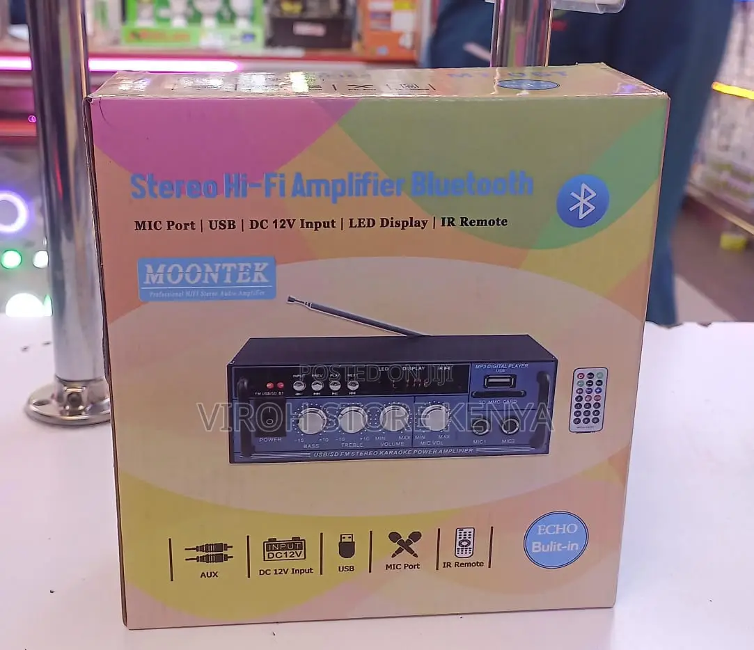 Stereo Hifi Amplifier Wiit Bluetooth Connection