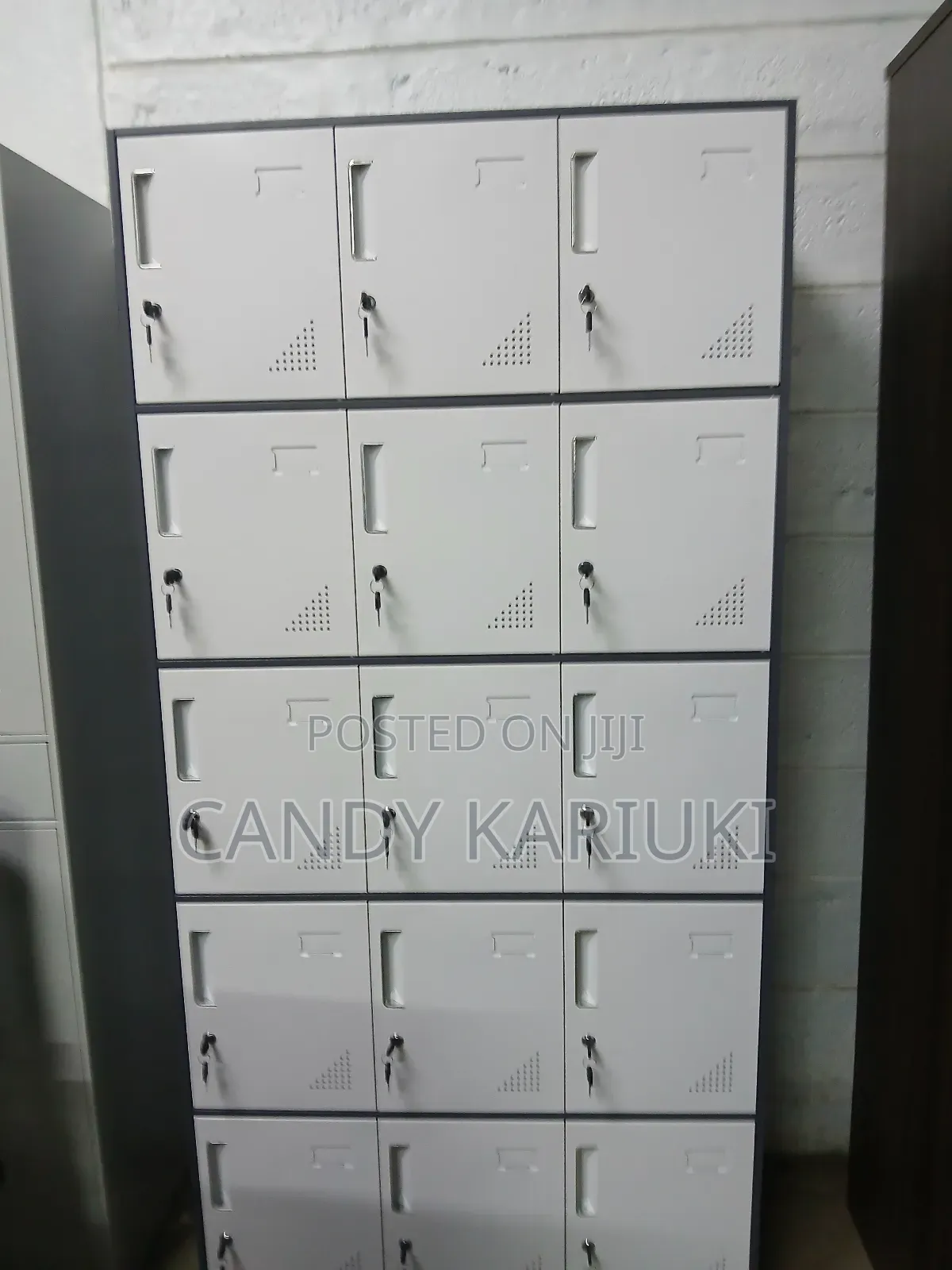 Staff Storage Lockers With 15 Compartments