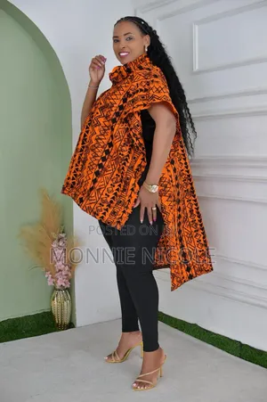 Stylish Ankara Plus Size Cover Up/Top