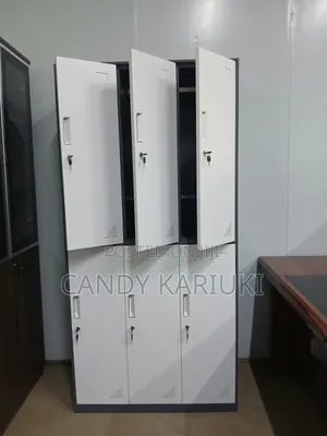 6 Lockers Staff Cabinets