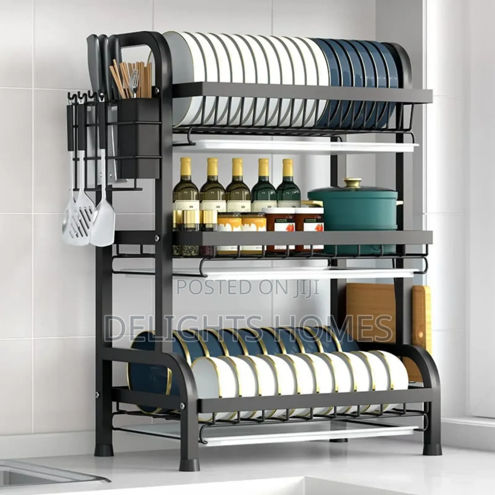 3 Layer Kitchen Tableware Drain