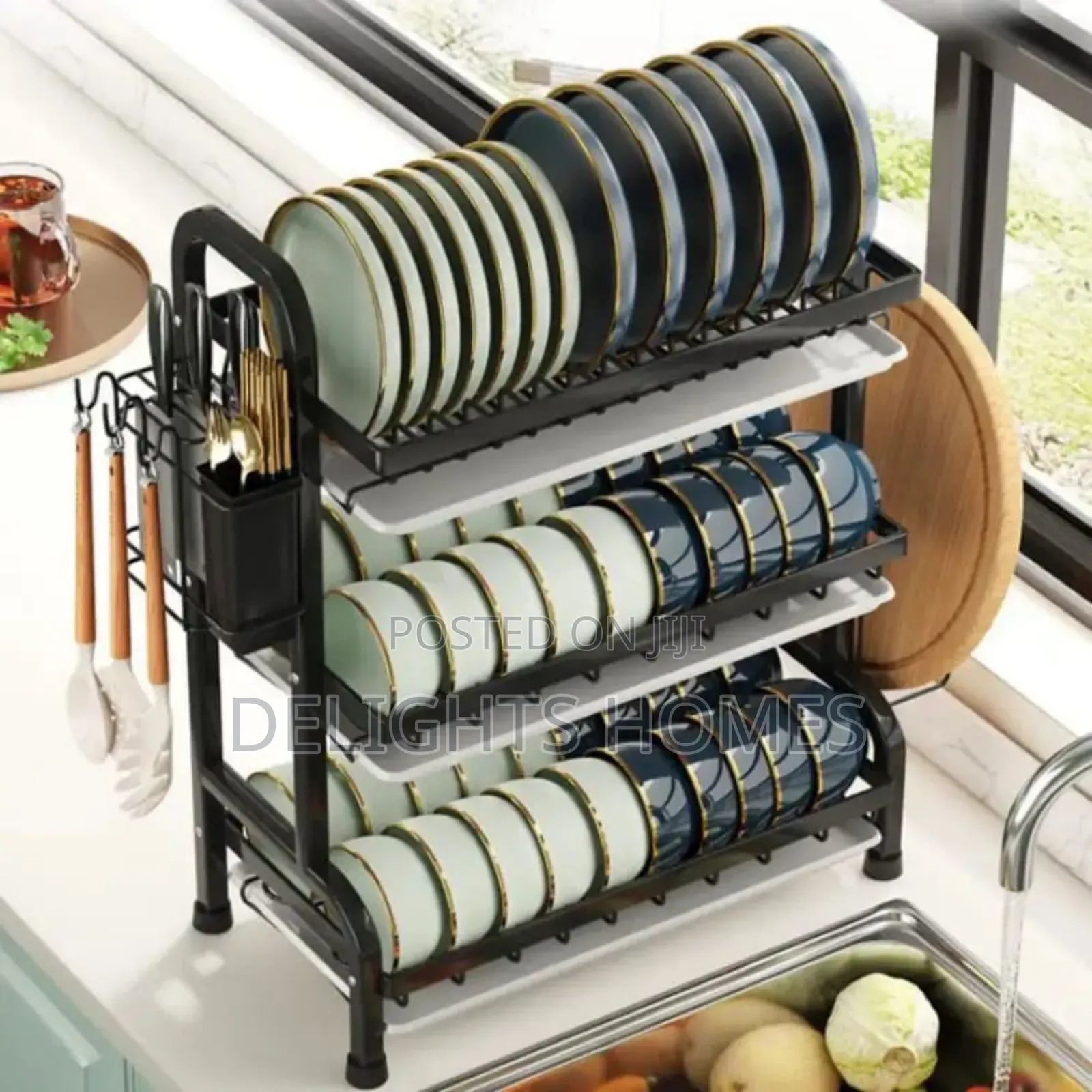 3 Layer Kitchen Tableware Drain