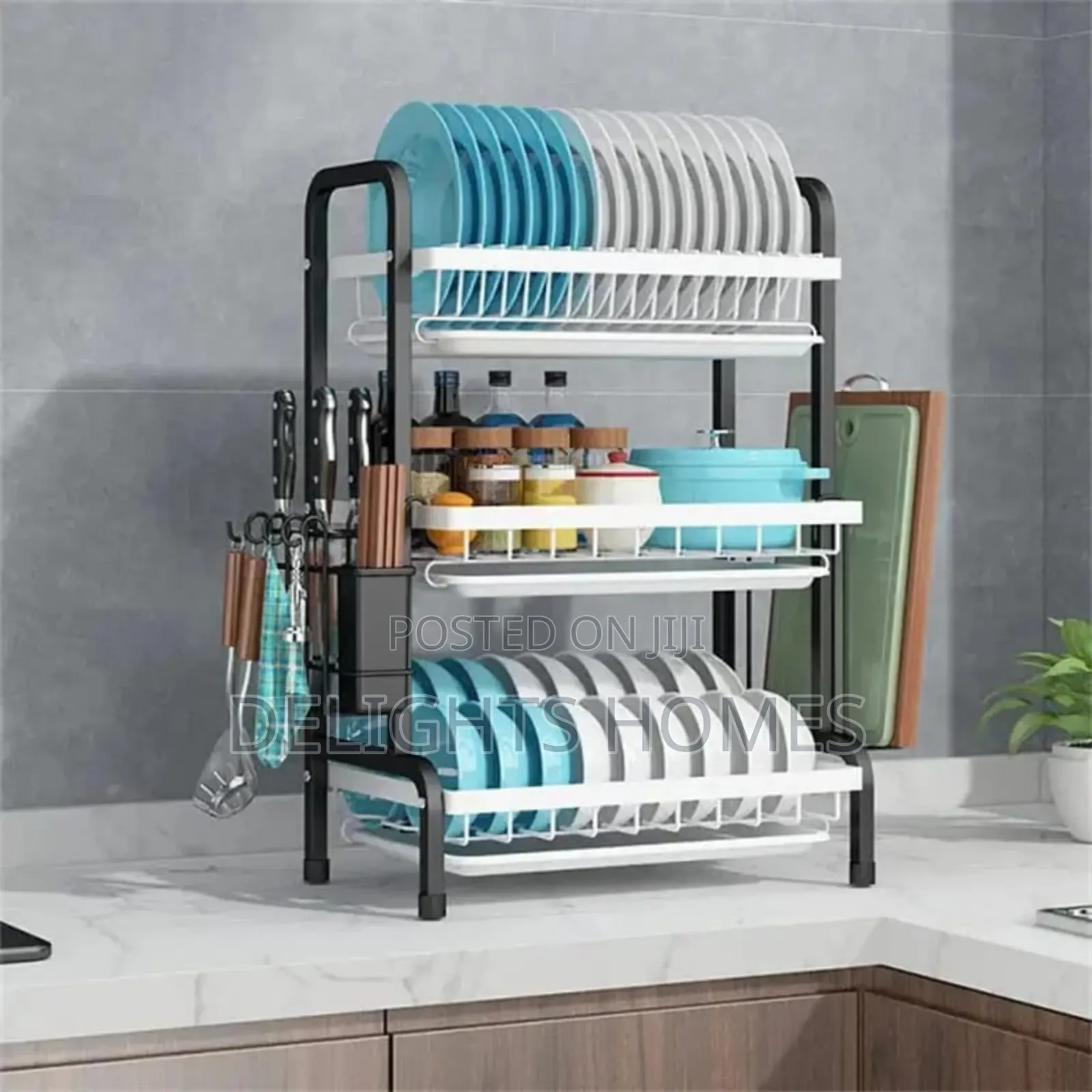 3 Layer Kitchen Tableware Drain
