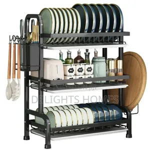 3 Layer Kitchen Tableware Drain
