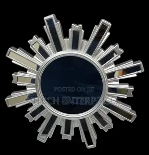 25cm Sun Shape Gold or Silver Decor Mirror