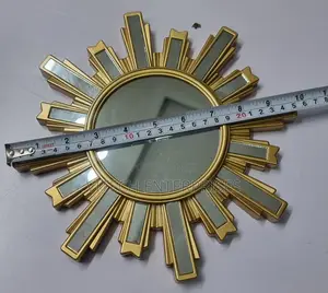 Sun Shape Gold or Silver Decor Mirror