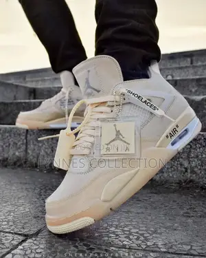 Air Jordan 4 Sail Sneakers