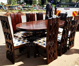 Dining Table, a Sharp Eight Seater (8) Dining Table, Walnut