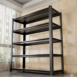 Cabinets:5-Tier Modern Steel Office File Rack -Adjustable