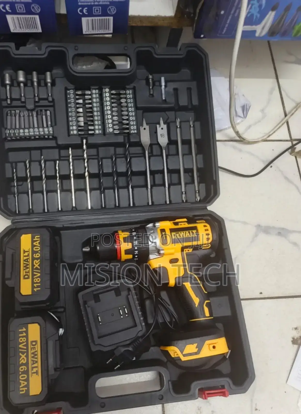 118v Dewalt Cordless Drill Set