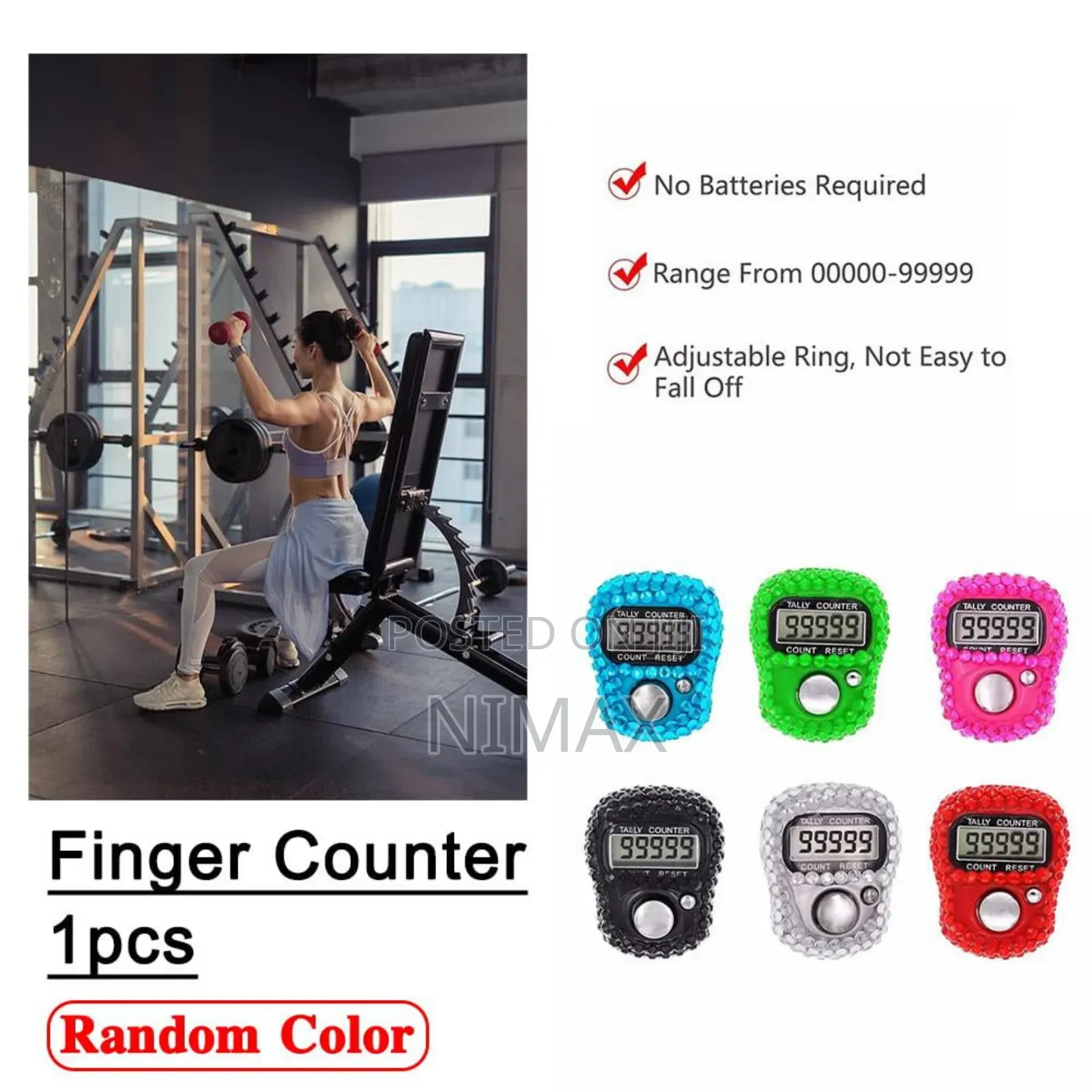 Finger Counter Electronic Digital Tasbeeh Tasbih Tally Timer