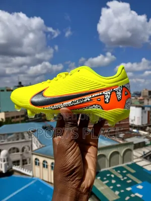 Yellow Nike Mercurial Kids Football Boots Available #30-36