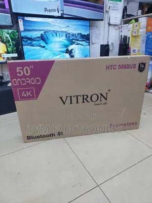 Vitron 50 Inch Frameless Uhd Bluetooth Smart Android Tv