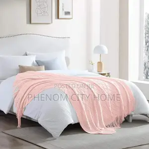 Quality Acrylic Cashmere Knitted Throw Blankets
