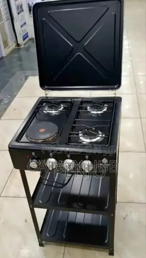 Nunix (3+1) Cooker With Shelves and Stand