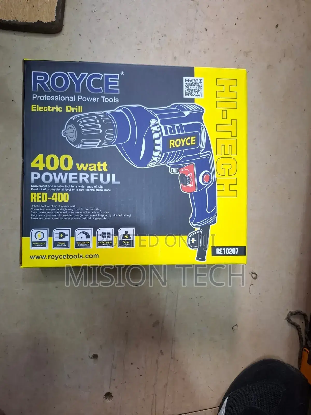 Royce 400w Commercial Electric Drill