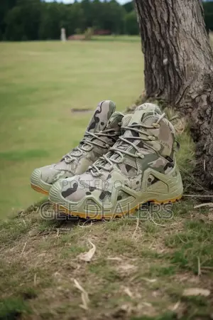 Lowa Military Tactical Boots, Desert Camouflage Boots