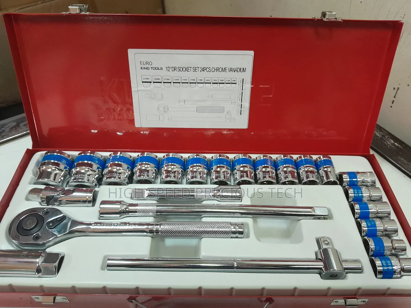Ratchet Box Spanner 24pcs