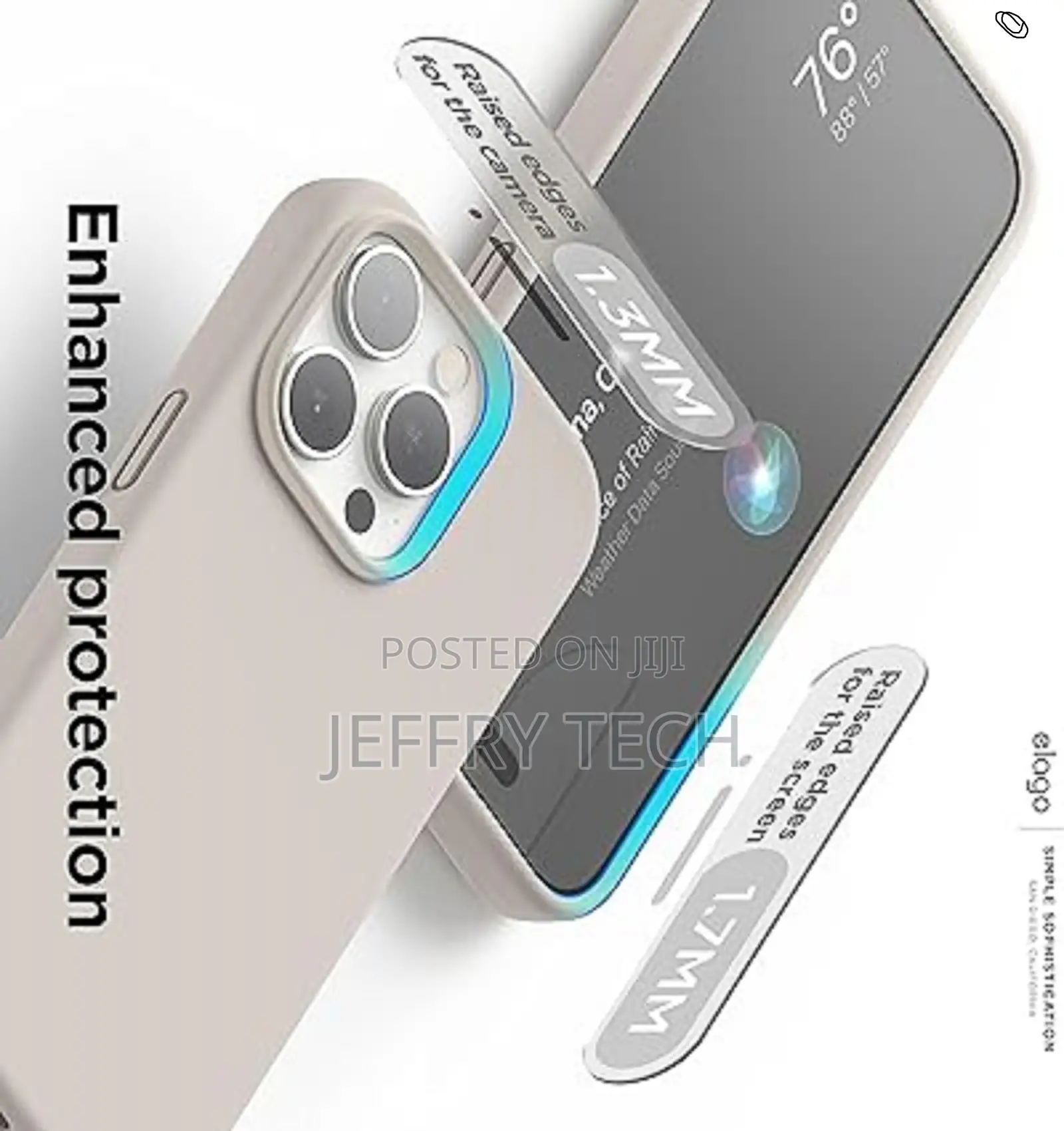 Elago Liquid Silicone iPhone 15 Pro Max Case With Lining