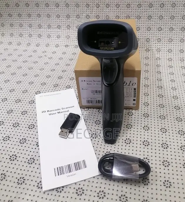 Long Service Wireless Handheld Usb 2d Laser Barcode Scanner