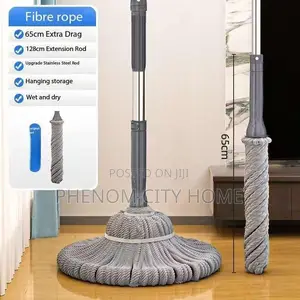 Self Wringly Microfibre Mop With Automatic Water Twisting