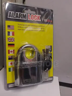Kinbar Multipurpose Alarm Padlock Water Resistant.