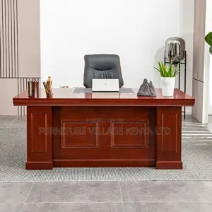 Office Furniture:140cm Prestige Mahogany Work Staff Desk