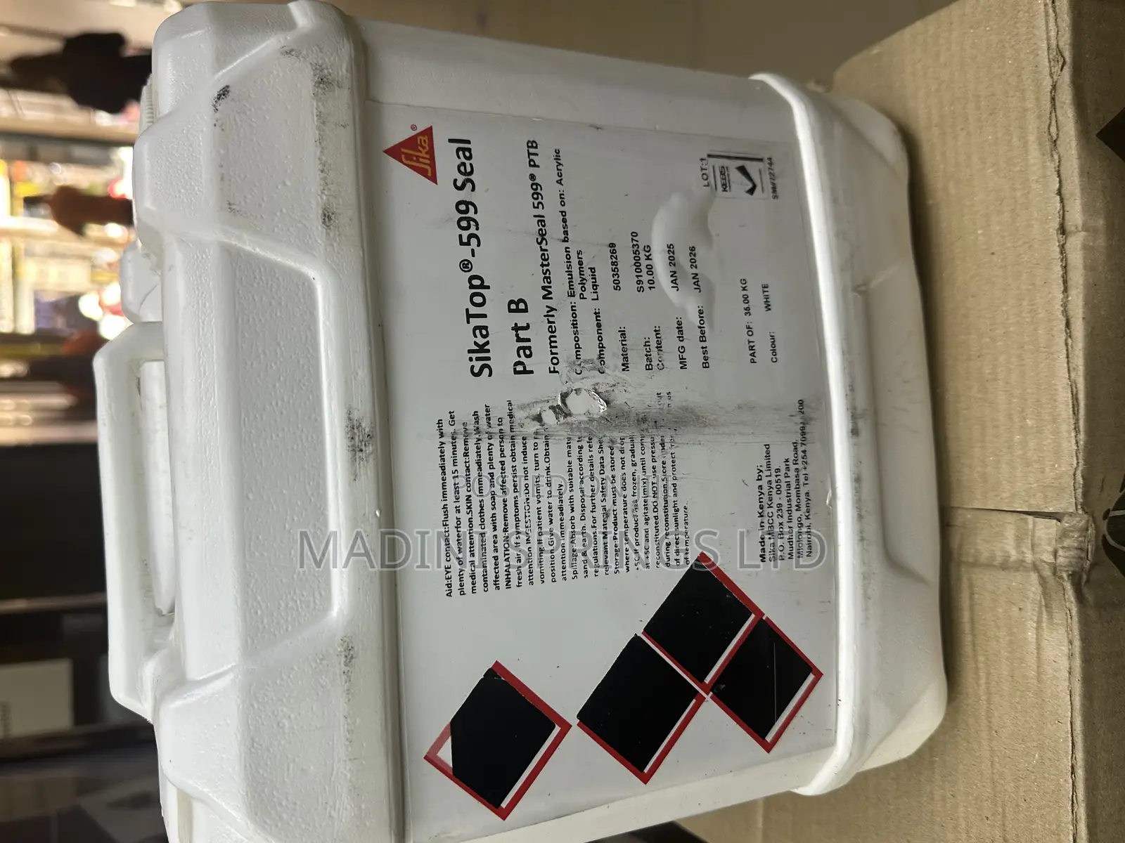 Masterseal 599(Elastomeric,Cement-Based Waterproof Coating)