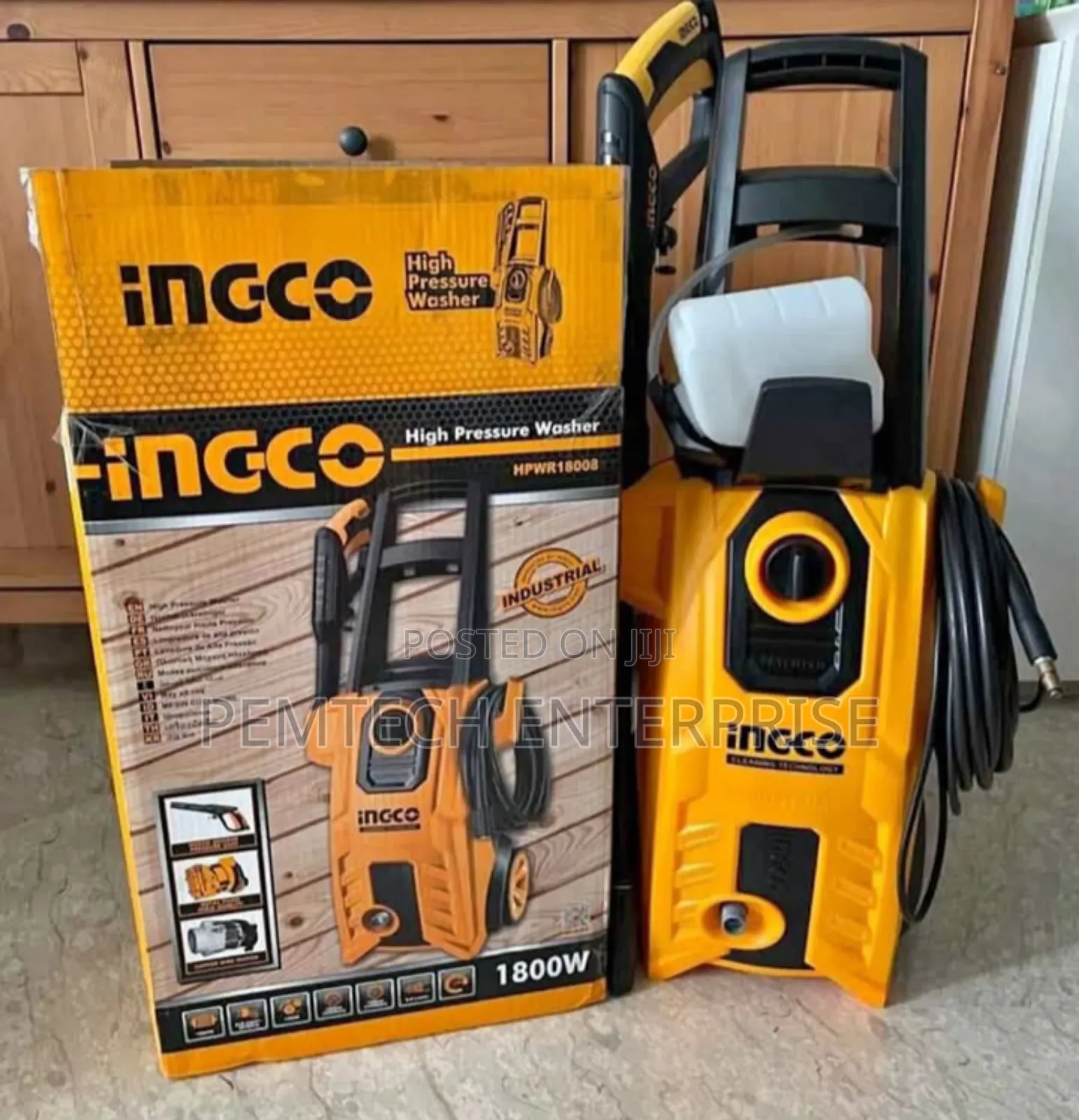 1800w High Pressure Washer