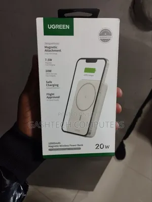 Ugreen 10000mah Magnetic Wireless Power Bank Beige - Pb561
