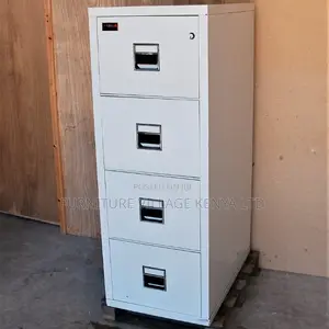 Cabinets: Office 4-Drawer Fireproof Filing Locker for Office