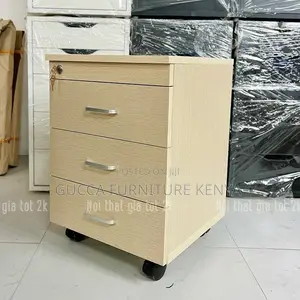 Cabinet: Wooden Simple Transportable Office Cabinet