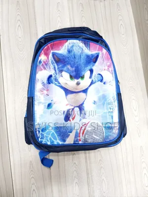 Sonic Themed School Bag