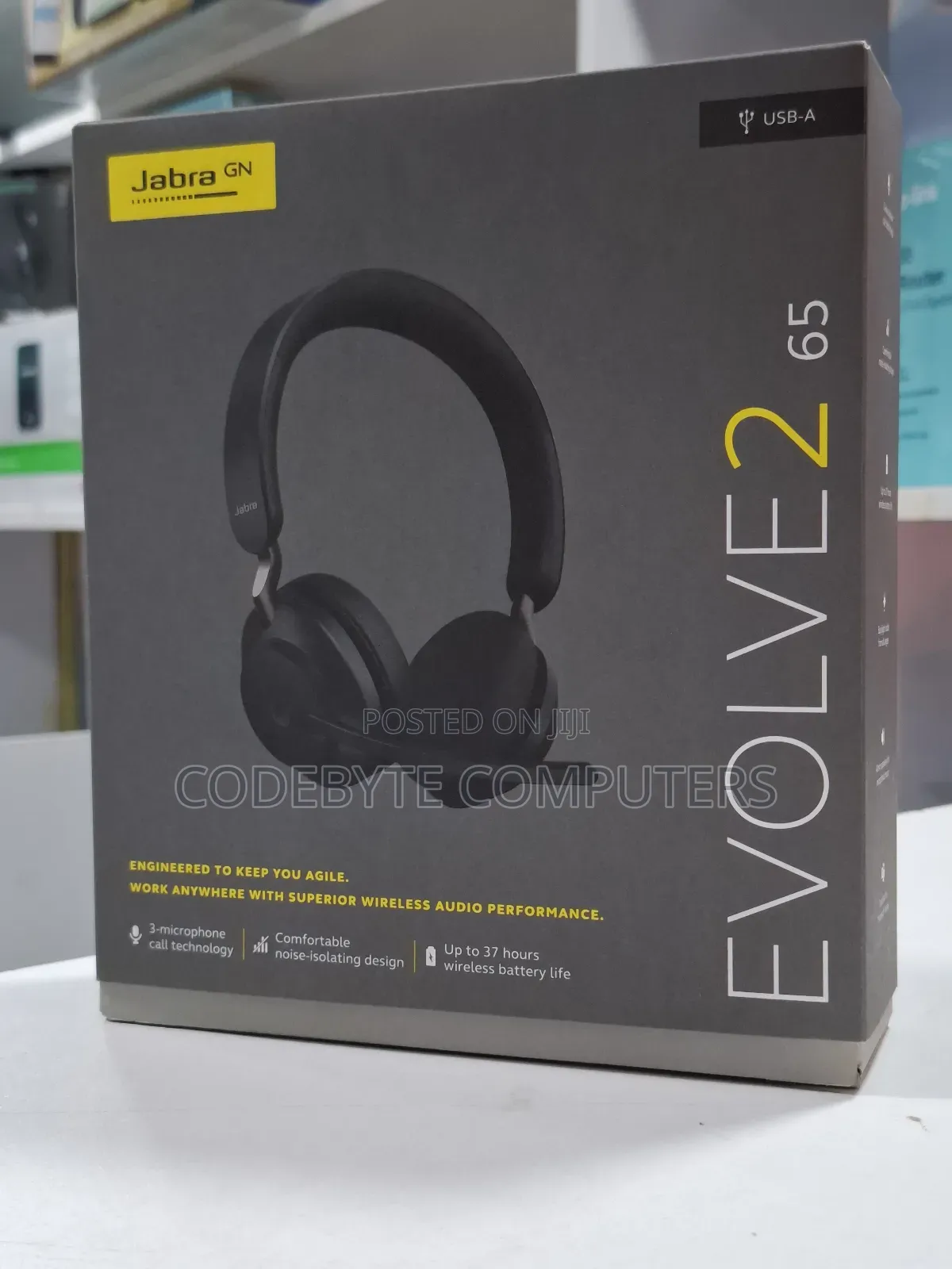 Jabra Evolve 2 65 Headphones ||Jabra Evolve 2 65