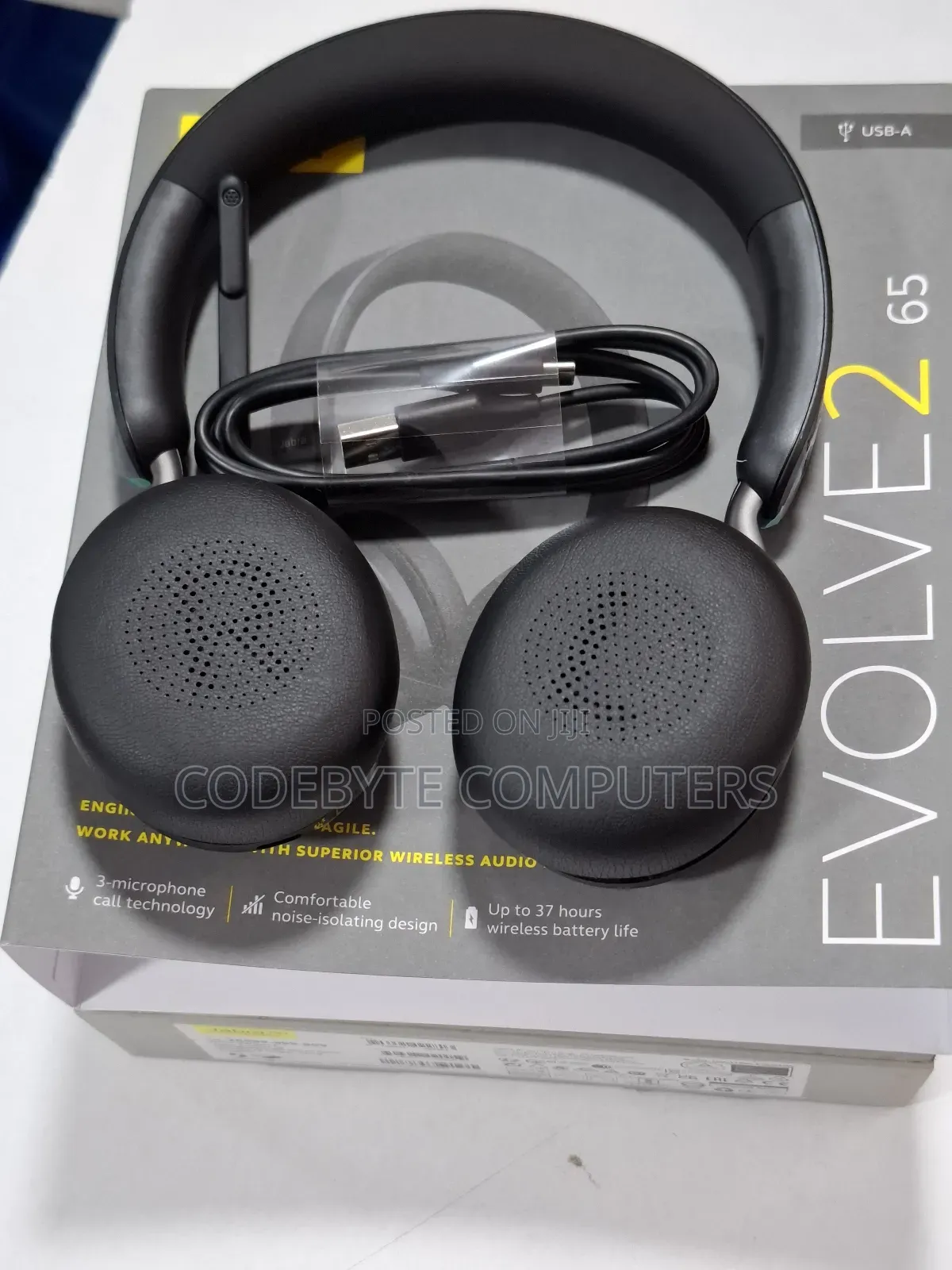Jabra Evolve 2 65 Headphones ||Jabra Evolve 2 65