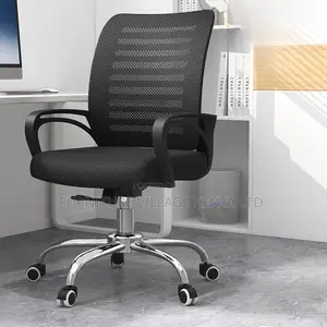 Office Chair: Ergonomically Designed Solid Back Mesh Chair