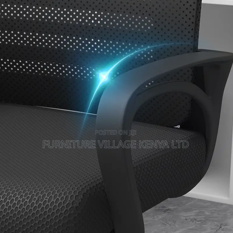 Office Chair: Ergonomically Designed Solid Back Mesh Chair