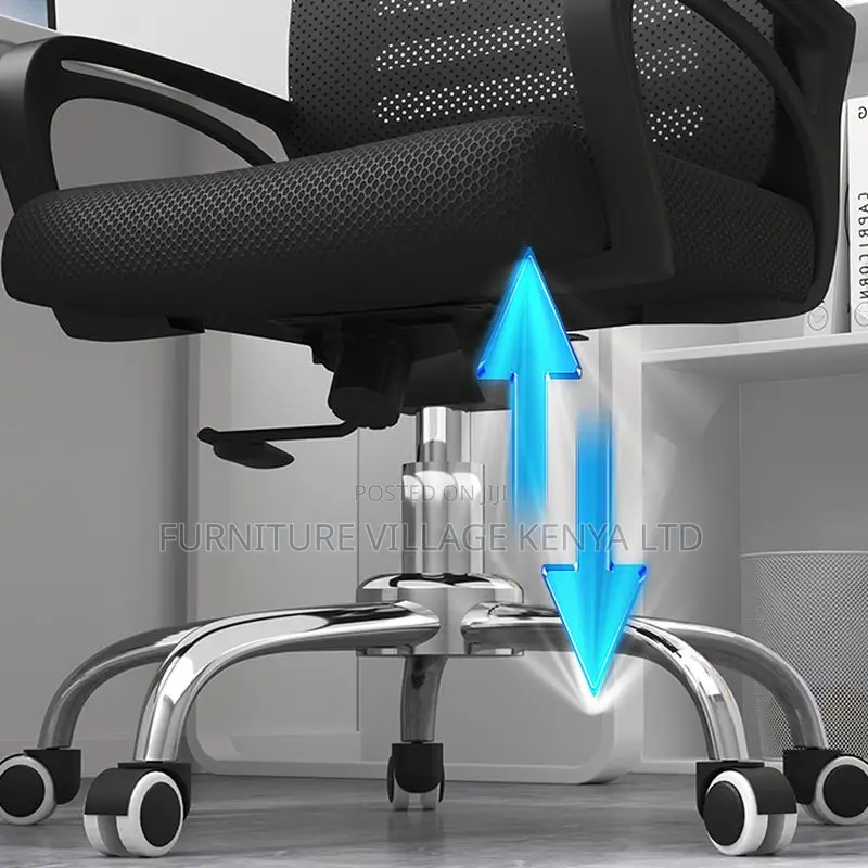 Office Chair: Ergonomically Designed Solid Back Mesh Chair