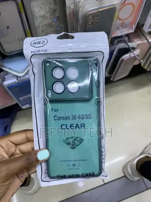 Muzz Tecno Camon 30 4g/5g Green Transparent Case