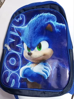 Sonic Themed School Bag