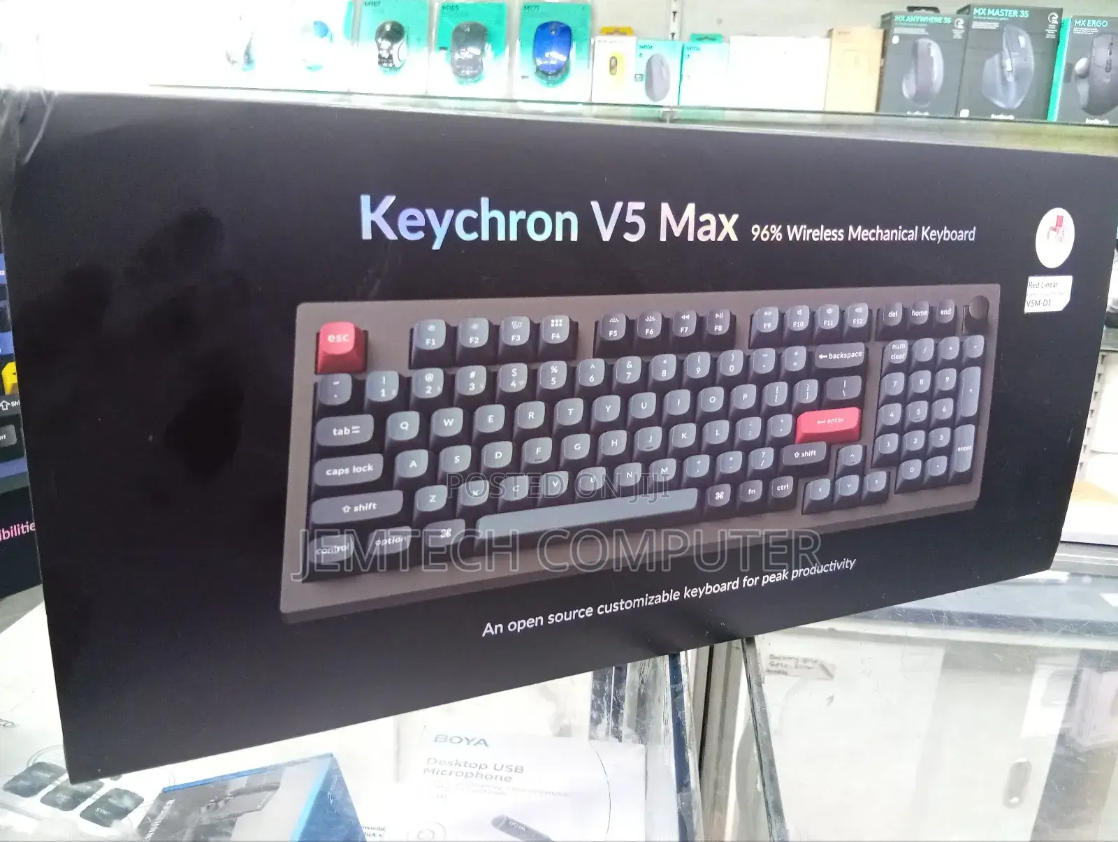 Keychron V5 Max QMK/via Wireless Custom Mechanical Keyboard