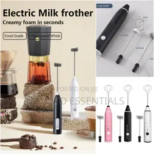 Electric Milk Frother and Mixer (Battery Operated)