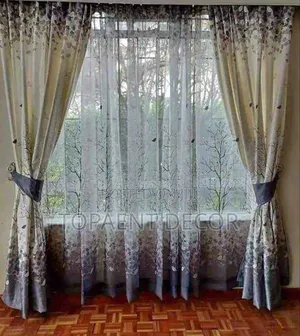 Flowered Curtains and Sheers for Windows and Doors