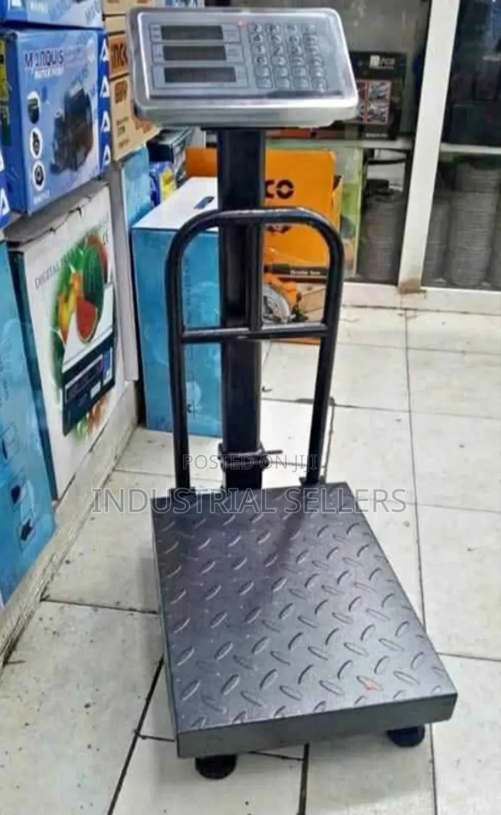 Accurate 100kg TCS Digital Weighing Platform Scale With Grill
