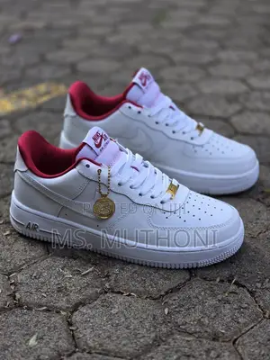 Airforce 1 Low White Red Size 36/45