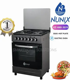 Nunix 3gas+1electric 60*60cm Free Standing Cooker
