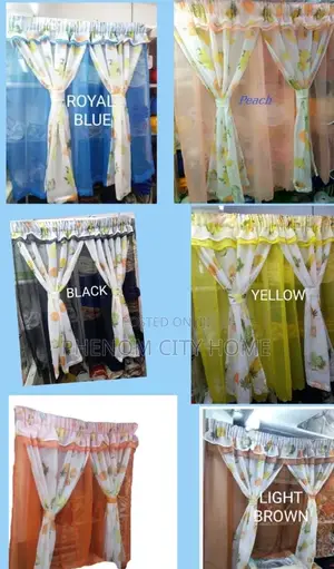 Elegant Kitchen Window Curtains