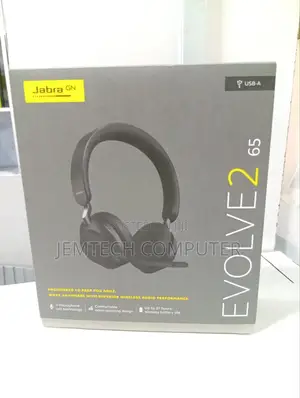 Jabra Evolve2 65 Stereo Headset With Link380a (Usb-A)